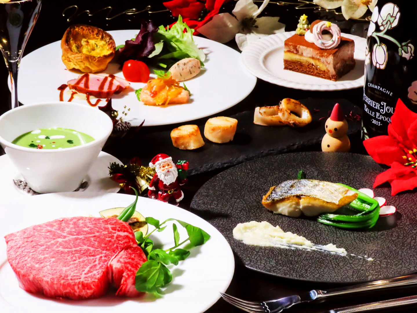 8000円クリスマスディナーコース